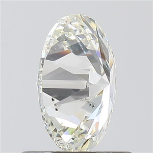Foto Diamante Natural 0.80 quilates, Ovalado , Color J, claridad SI1 y certificado GIA de