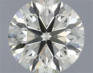 Picture of Natural Diamond 0.52 Carats, Round with Very Good Cut, M Color, VVS2 Clarity and Certified by GIA