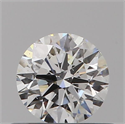Natural Diamond 0.43 Carats, Round with Excellent Cut, E Color, SI1 Clarity and Certified by GIA