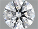 Lab Grown Diamond 1.05 Carats, Round with Ideal Cut, D Color, VVS1 Clarity and Certified by IGI