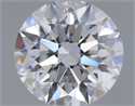 Lab Grown Diamond 0.71 Carats, Round with Ideal Cut, D Color, VS1 Clarity and Certified by IGI