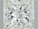 Natural Diamond 1.50 Carats, Princess with  Cut, J Color, VVS1 Clarity and Certified by IGI