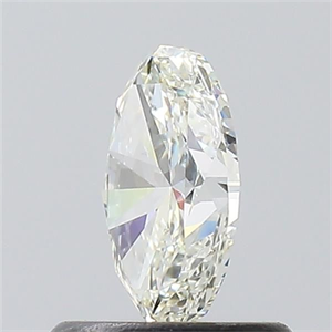 Picture of Natural Diamond 0.60 Carats, Oval with  Cut, K Color, VS2 Clarity and Certified by GIA