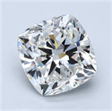 Natural Diamond 3.02 Carats, Cushion with  Cut, G Color, VS2 Clarity and Certified by GIA