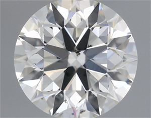 Picture of Natural Diamond 0.80 Carats, Round with Excellent Cut, J Color, SI2 Clarity and Certified by GIA