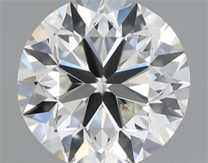 Picture of Natural Diamond 0.70 Carats, Round with Very Good Cut, I Color, VVS1 Clarity and Certified by GIA