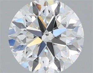 Picture of Natural Diamond 0.80 Carats, Round with Very Good Cut, I Color, SI1 Clarity and Certified by GIA