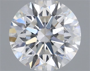 Picture of Natural Diamond 0.43 Carats, Round with Excellent Cut, F Color, SI1 Clarity and Certified by GIA