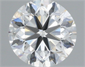 Natural Diamond 1.01 Carats, Round with Very Good Cut, H Color, VS1 Clarity and Certified by GIA