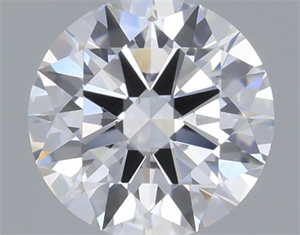 Picture of Natural Diamond 0.51 Carats, Round with Excellent Cut, E Color, VS2 Clarity and Certified by GIA