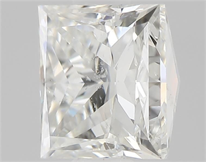 Picture of Natural Diamond 0.90 Carats, Princess with  Cut, I Color, SI2 Clarity and Certified by GIA