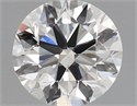 Natural Diamond 0.80 Carats, Round with Excellent Cut, H Color, IF Clarity and Certified by IGI
