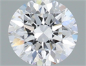 Natural Diamond 0.40 Carats, Round with Excellent Cut, D Color, VS2 Clarity and Certified by IGI