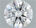 Natural Diamond 0.40 Carats, Round with Excellent Cut, G Color, VS2 Clarity and Certified by IGI
