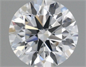 Natural Diamond 0.72 Carats, Round with Excellent Cut, D Color, VS1 Clarity and Certified by IGI