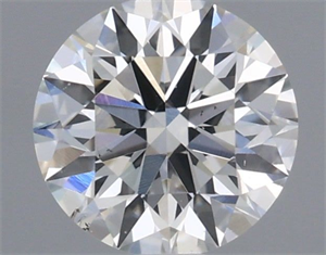 Picture of Natural Diamond 0.42 Carats, Round with Excellent Cut, E Color, VS2 Clarity and Certified by IGI