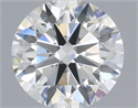 Natural Diamond 0.40 Carats, Round with Excellent Cut, F Color, VS1 Clarity and Certified by IGI