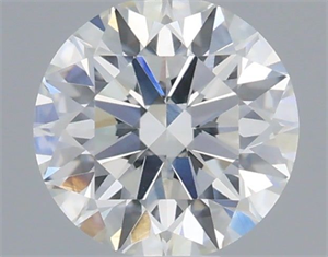 Picture of Natural Diamond 0.40 Carats, Round with Excellent Cut, F Color, VS2 Clarity and Certified by IGI