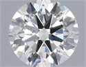 Natural Diamond 0.40 Carats, Round with Excellent Cut, F Color, SI1 Clarity and Certified by IGI