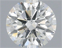 Natural Diamond 0.40 Carats, Round with Excellent Cut, F Color, SI2 Clarity and Certified by IGI