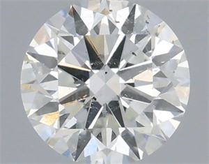 Picture of Natural Diamond 0.40 Carats, Round with Excellent Cut, F Color, SI2 Clarity and Certified by IGI