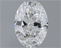 Natural Diamond 0.41 Carats, Oval with  Cut, G Color, I1 Clarity and Certified by IGI