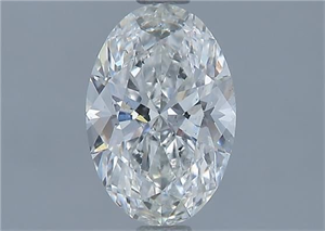Foto Diamante Natural 1.02 quilates, Ovalado , Color G, claridad SI1 y certificado GIA de