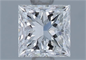 Natural Diamond 0.73 Carats, Princess with  Cut, G Color, IF Clarity and Certified by GIA