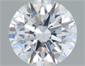 Lab Grown Diamond 0.88 Carats, Round with Ideal Cut, D Color, VVS2 Clarity and Certified by IGI