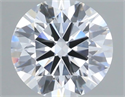 Lab Grown Diamond 0.86 Carats, Round with Ideal Cut, D Color, VVS2 Clarity and Certified by IGI