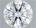 Lab Grown Diamond 0.86 Carats, Round with Ideal Cut, D Color, VS1 Clarity and Certified by IGI