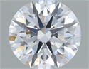 Lab Grown Diamond 0.88 Carats, Round with Ideal Cut, D Color, VVS2 Clarity and Certified by IGI