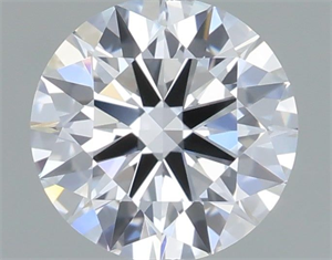 Picture of Lab Grown Diamond 0.88 Carats, Round with Ideal Cut, D Color, VVS2 Clarity and Certified by IGI