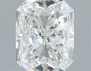 Picture of Natural Diamond 0.70 Carats, Radiant with  Cut, H Color, IF Clarity and Certified by GIA