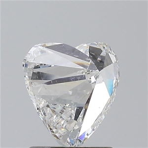 Picture of Natural Diamond 1.50 Carats, Heart with  Cut, F Color, SI2 Clarity and Certified by GIA
