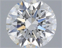 Natural Diamond 0.40 Carats, Round with Excellent Cut, H Color, VVS1 Clarity and Certified by GIA