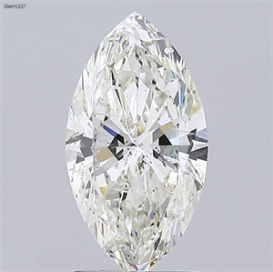 Picture of Natural Diamond 2.00 Carats, Marquise with  Cut, J Color, SI2 Clarity and Certified by GIA