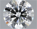 Natural Diamond 0.58 Carats, Round with Excellent Cut, I Color, SI2 Clarity and Certified by IGI