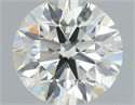 Natural Diamond 0.50 Carats, Round with Excellent Cut, K Color, VS2 Clarity and Certified by IGI