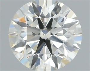 Picture of Natural Diamond 0.50 Carats, Round with Excellent Cut, K Color, VS2 Clarity and Certified by IGI