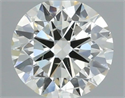 Natural Diamond 0.50 Carats, Round with Excellent Cut, K Color, SI2 Clarity and Certified by IGI