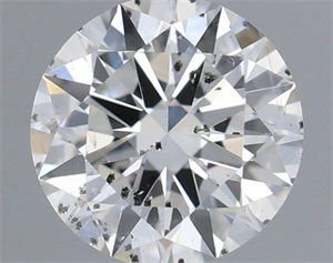 Picture of Natural Diamond 0.52 Carats, Round with Excellent Cut, G Color, SI2 Clarity and Certified by IGI