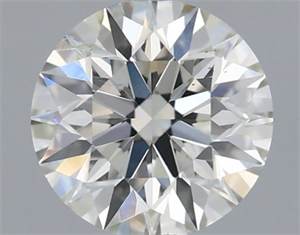 Picture of Natural Diamond 0.60 Carats, Round with Excellent Cut, I Color, SI2 Clarity and Certified by IGI