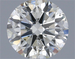 Picture of Natural Diamond 0.60 Carats, Round with Excellent Cut, I Color, SI2 Clarity and Certified by IGI