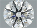 Natural Diamond 0.60 Carats, Round with Excellent Cut, I Color, SI1 Clarity and Certified by IGI