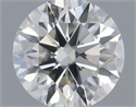 Natural Diamond 0.45 Carats, Round with Excellent Cut, H Color, SI1 Clarity and Certified by IGI