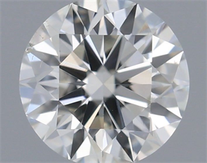 Picture of Natural Diamond 0.45 Carats, Round with Excellent Cut, H Color, SI1 Clarity and Certified by IGI