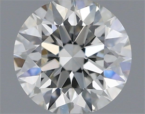 Picture of Natural Diamond 0.42 Carats, Round with Excellent Cut, H Color, VS2 Clarity and Certified by IGI