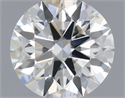Natural Diamond 0.57 Carats, Round with Excellent Cut, H Color, SI1 Clarity and Certified by IGI