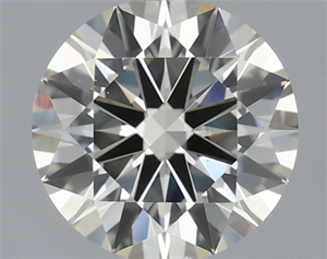 Picture of Natural Diamond 0.71 Carats, Round with Excellent Cut, K Color, VS1 Clarity and Certified by IGI